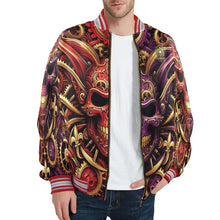 Load image into Gallery viewer, VS Striped Trim Bomber Jacket