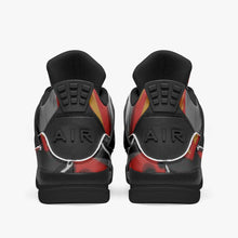 Load image into Gallery viewer, Ventru-Styles AJ4 Basketball Sneakers -Black Sole (red Flame)