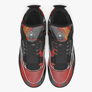 Ventru-Styles AJ4 Basketball Sneakers -Black Sole (red Flame)