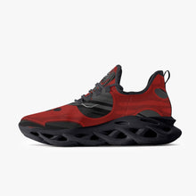 Load image into Gallery viewer, Ventru-Styles Bounce Mesh Knit Sneakers - Black (Red Flame)