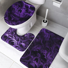 Load image into Gallery viewer, 3d Skull 3 Pcs Toilet Rug Set