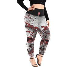 Load image into Gallery viewer, Ventru - Styles Red Plus Size High Waist Leggings