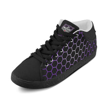 Load image into Gallery viewer, Hex Purple Background VS Men&#39;s Chukka Canvas Shoes