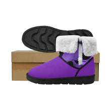 Load image into Gallery viewer, Ventru-Styles Purple Skull Ugg Single Button Snow Boots (Unisex)