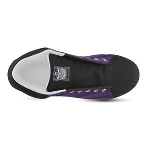 Luxury Purple AFVS Men's Chukka Canvas Shoes