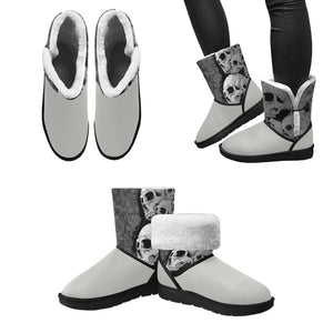 Ventru-Styles Ugg Style Single Button Snow Boots (Unisex)