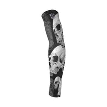 Load image into Gallery viewer, Grey Skulls Arm Sleeves (Set of Two)