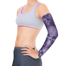 Load image into Gallery viewer, Purple skulls Arm Sleeves (Set of Two)