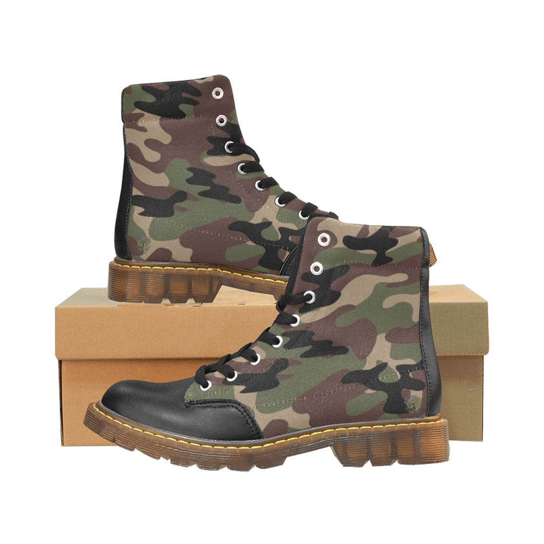 Ventru-Styles Camo Apache Round Toe Men's Winter Boots