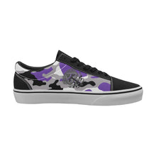 Load image into Gallery viewer, Ventru-Styles Purple Camo Low Top Skateboarding Sneakers