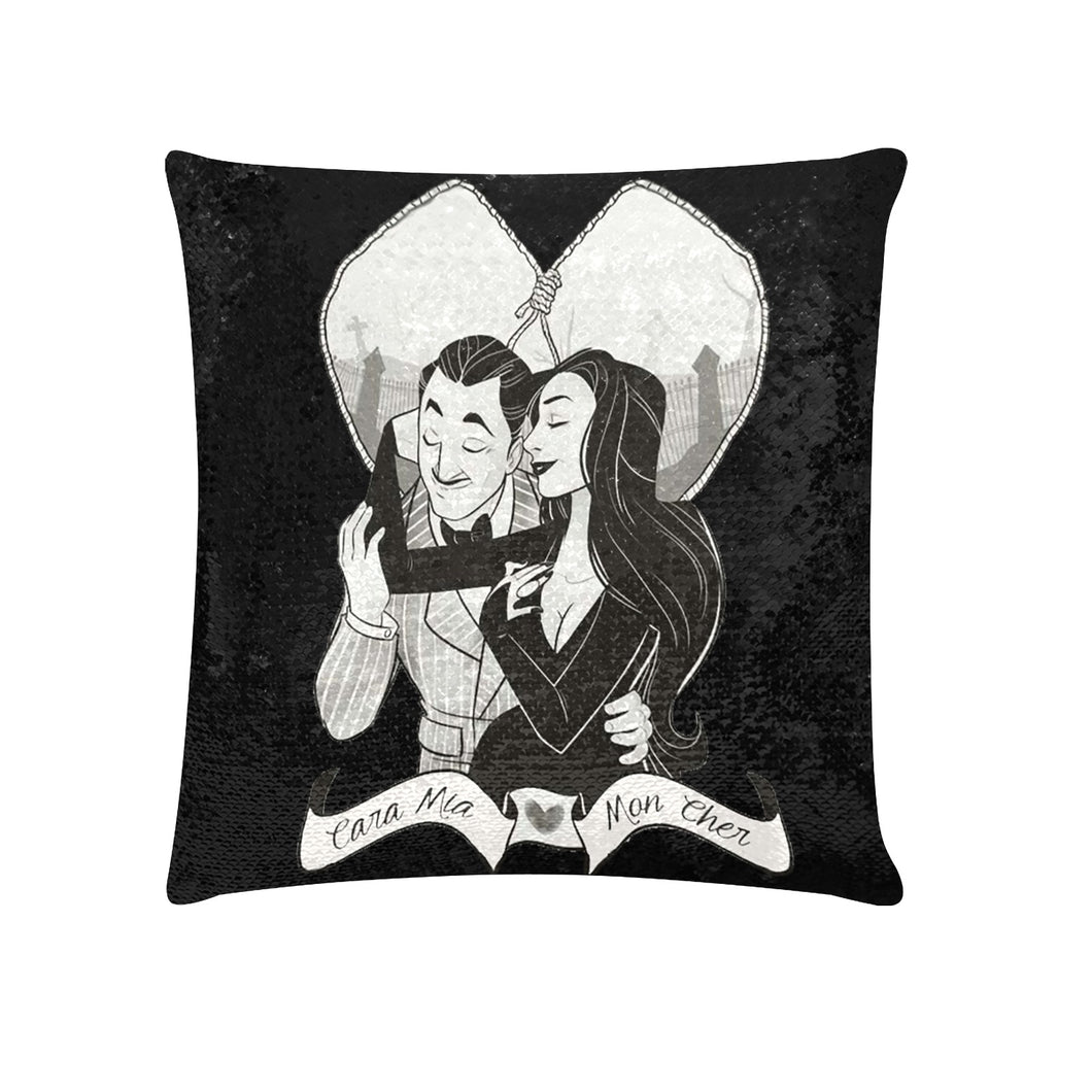 Addams Custom Sequin Pillow Case 18