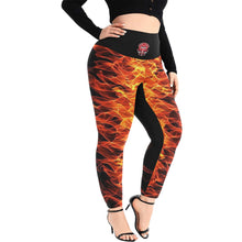 Load image into Gallery viewer, Ventru -Styles Flame Plus Size High Waist Leggings