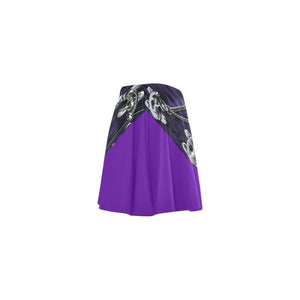 Ventru-Styles Mini Skating Skirt Corset Style Print